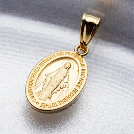 18金 ネックレス ペンダント マリアメダイ メダル コイン18金ネックレス 18k ネックレス 【 日本製 メンズ レディース 18金 k18 日本製 メンズ レディース k18 18k 18金 金 母の日 K18刻印 おしゃれ かわいい ペンダント トップ・チャーム 】