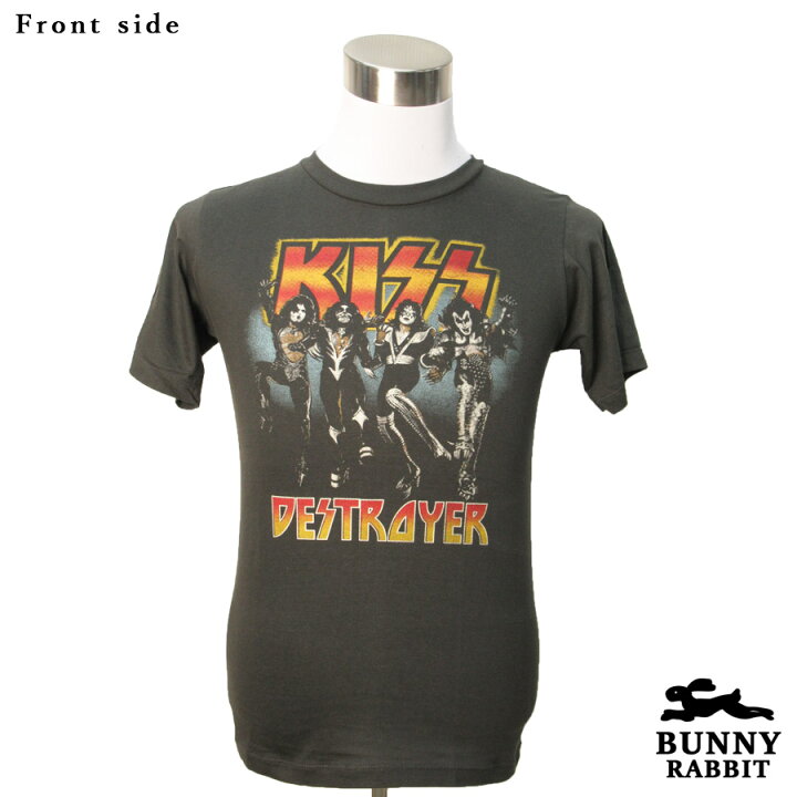 楽天市場】デザインTシャツ BUNNY RABBIT KISS キッス Destroyer 