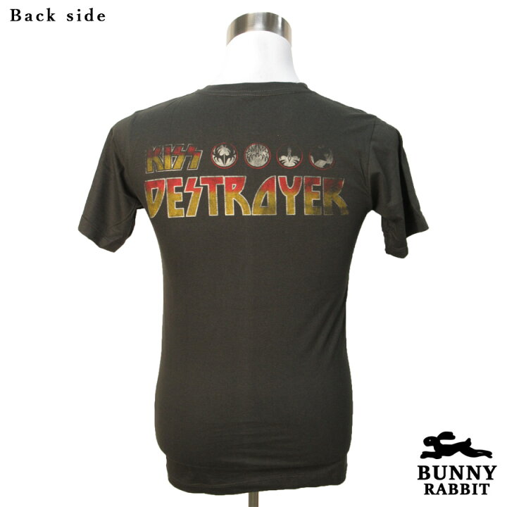楽天市場】デザインTシャツ BUNNY RABBIT KISS キッス Destroyer 
