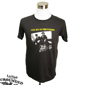 デザインTシャツ LECTRO GROUNDED The Blues Brothers ブルース・ブラザース 映画Tシャツ プリントTシャツ グッズ・洋画・アメリカ Tシャツ 男女兼用 サイズM＆L