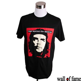 バンドTシャツ Wall of fame Rage Against the Machine レイジ・アゲインスト・ザ・マシーン 音楽 プリントTシャツ チェゲバラ ロックTシャツ フェス ファッション 洋楽 Tシャツ 男女兼用 サイズM＆L