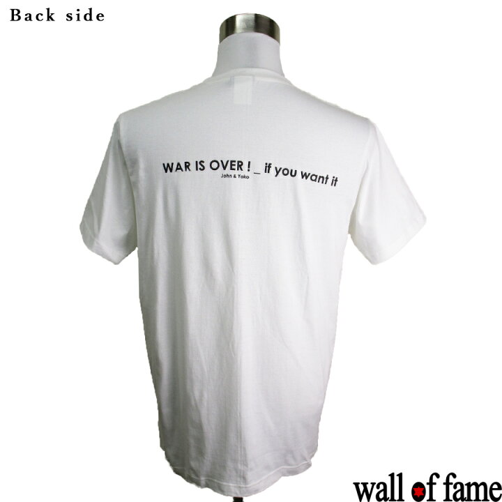 楽天市場】バンドTシャツ Wall of fame John Lennon&Yoko Ono ジョン 