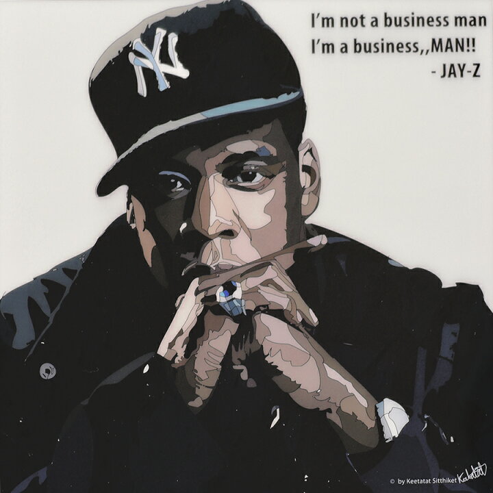 楽天市場 ポップアートフレーム Jay Z ジェイ ジー Keetatat Sitthiket アートパネル インテリア 雑貨 店舗 内装 玄関 おしゃれ ポスター 絵 イラスト 壁掛け ラッパー ヒップホップ ブラックミュージック 音楽 スマイルワゴン楽天市場店