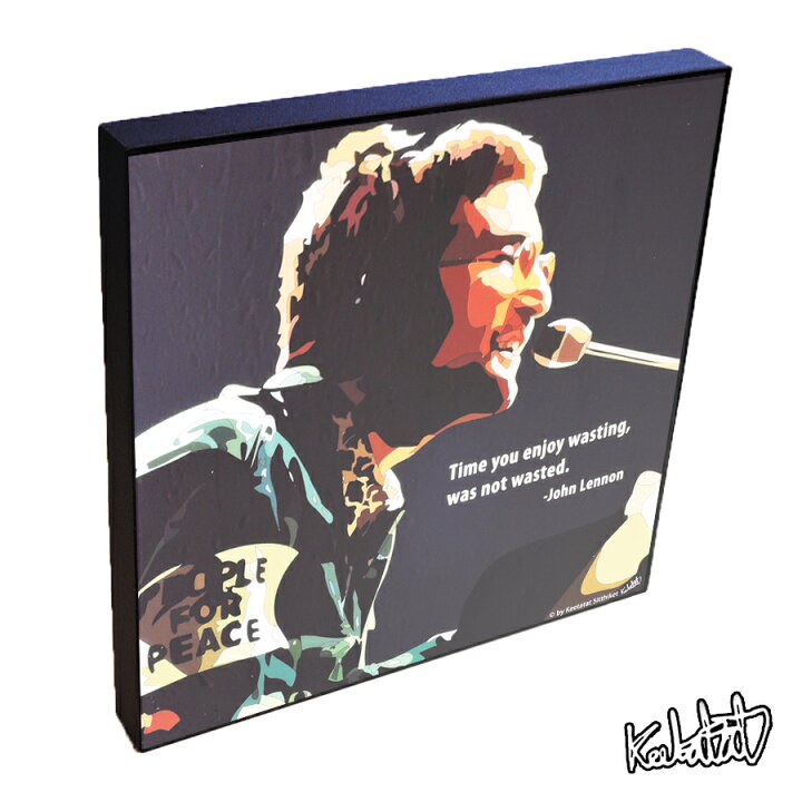 楽天市場 ポイント5倍 7 19 19 00 10 59まで John Lennon2 ジョン レノン2 Keetatat Sitthiket アートフレーム アートパネル インテリア 玄関 おしゃれ ポップアート ポスター 絵 イラスト 壁掛け ビートルズ The Beatles ロック 伝説 レジェンド スター 音楽