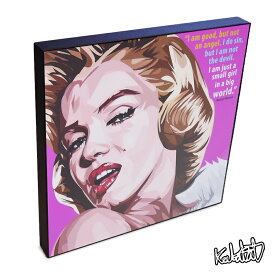 ポップアートフレーム Marilyn Monroe　マリリン・モンロー KEETATAT SITTHIKET アートパネル インテリア 雑貨 店舗 内装 玄関 おしゃれ ポスター 絵 イラスト 壁掛け 俳優 女優 偉人 セレブ 映画 スター クラシック