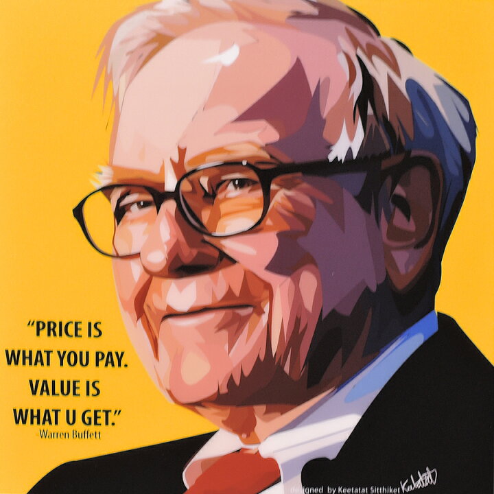 楽天市場 ポップアートフレーム Warren Buffett ウォーレン バフェット Keetatat Sitthiket アートパネル インテリア 雑貨 店舗 内装 玄関 おしゃれ ポスター 絵 イラスト 壁掛け 個人投資家 カリスマ 経済 オマハの賢人 投資の神様 投資のお守りとして スマイル