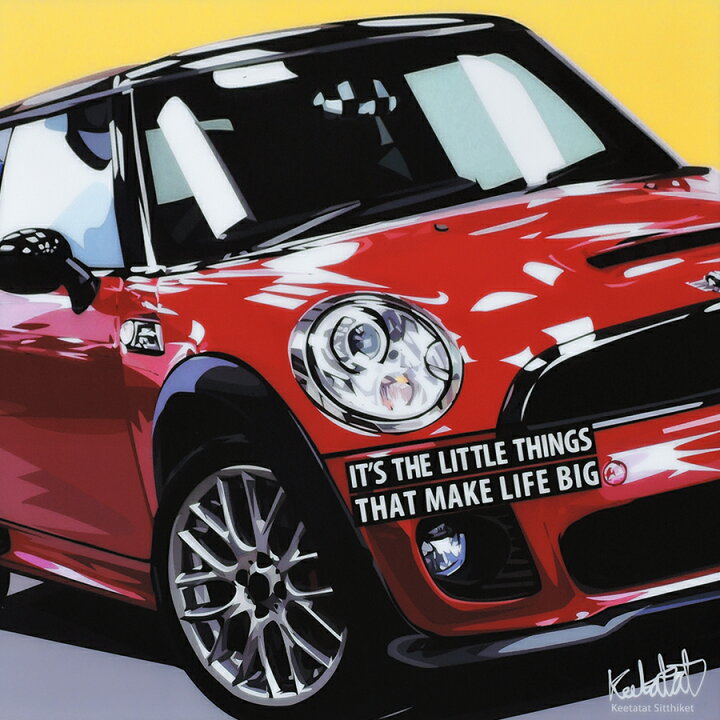 楽天市場 Mini Bmw ｍｉｎｉクーパー ｂｍｗ Keetatat Sitthiket インテリア雑貨 おしゃれ ポップアートフレーム ポップアートパネル 絵 イラスト グラフィック 壁掛け 自動車 ラグジュアリーカー スマイルワゴン楽天市場店