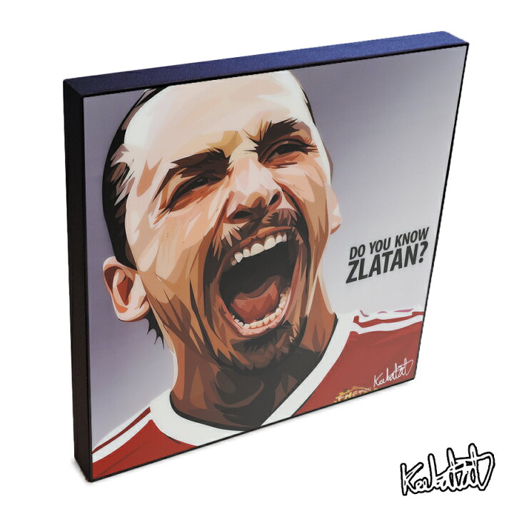 楽天市場 Zlatan Ibrahimovic3 ズラタン イブラヒモビッチ3 Keetatat Sitthiket アートフレーム アートパネル インテリア 雑貨 店舗 内装 玄関 おしゃれ ポップアート ポスター 絵 イラスト 壁掛け サッカー選手 フォワード マンチェスター ユナイテッド プレミア