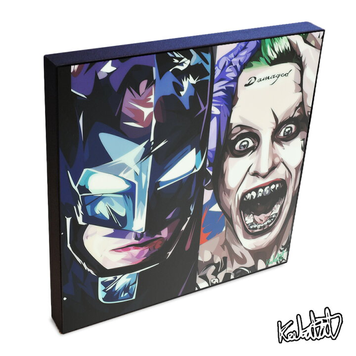 楽天市場 ポップアートフレーム Batman Joker バットマン ジョーカー Keetatat Sitthiket アートパネル インテリア 雑貨 店舗 内装 玄関 おしゃれ ポスター 絵 イラスト 壁掛け コミック 映画 キャラクター ベン アフレック ジャレット レト スマイルワゴン楽天市場店