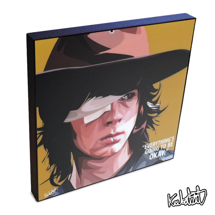 楽天市場 Carl Grimes Walking Dead カール グライムズ ウォーキングデッド Keetatat Sitthiket アートフレーム アートパネル インテリア 雑貨 店舗 内装 玄関 おしゃれ ポップアート ポスター 絵 イラスト 壁掛け チャンドラー リッグス 海外 ドラマ ホラー