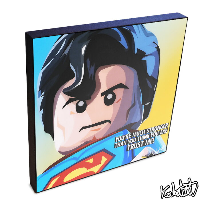 楽天市場 Superman Lego スーパーマン Lego レゴ Keetatat Sitthiket アートフレーム アートパネル インテリア 雑貨 店舗 内装 玄関 おしゃれ ポップアート ポスター 絵 イラスト 壁掛け ヒーロー Dcコミック アメコミ 映画 キャラクター スマイルワゴン楽天市場店