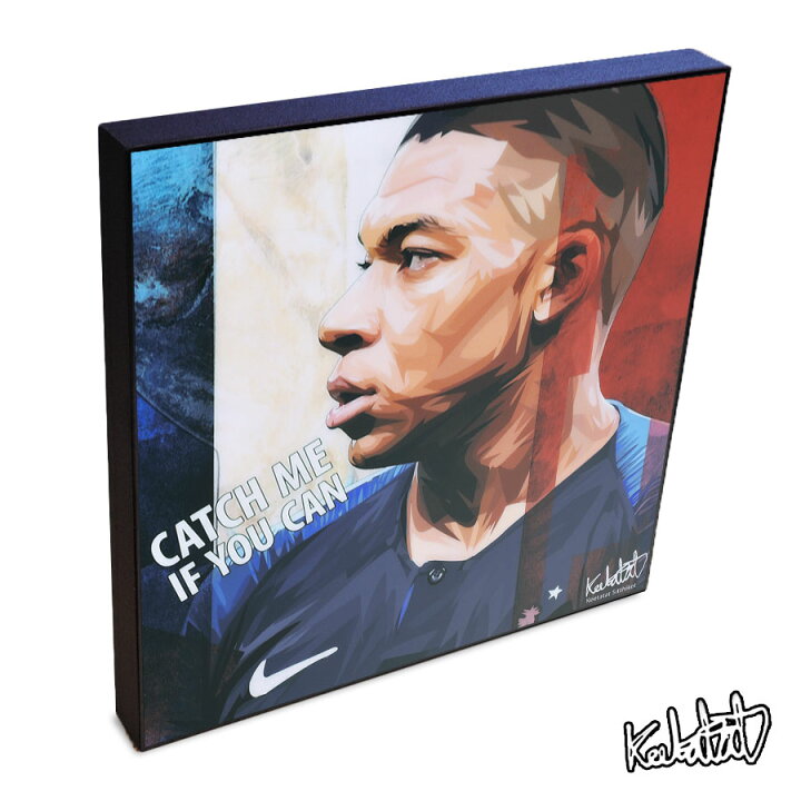 楽天市場 ポイント5倍 3 18 21 00 3 28 10 59まで Kylian Mbappe キリアン エムバペ フランス代表 Keetatat Sitthiket アートフレーム アートパネル 店舗 内装 おしゃれ ポップアート 絵 イラスト 壁掛け サッカー選手 フォワード パリ サンジェルマンfc