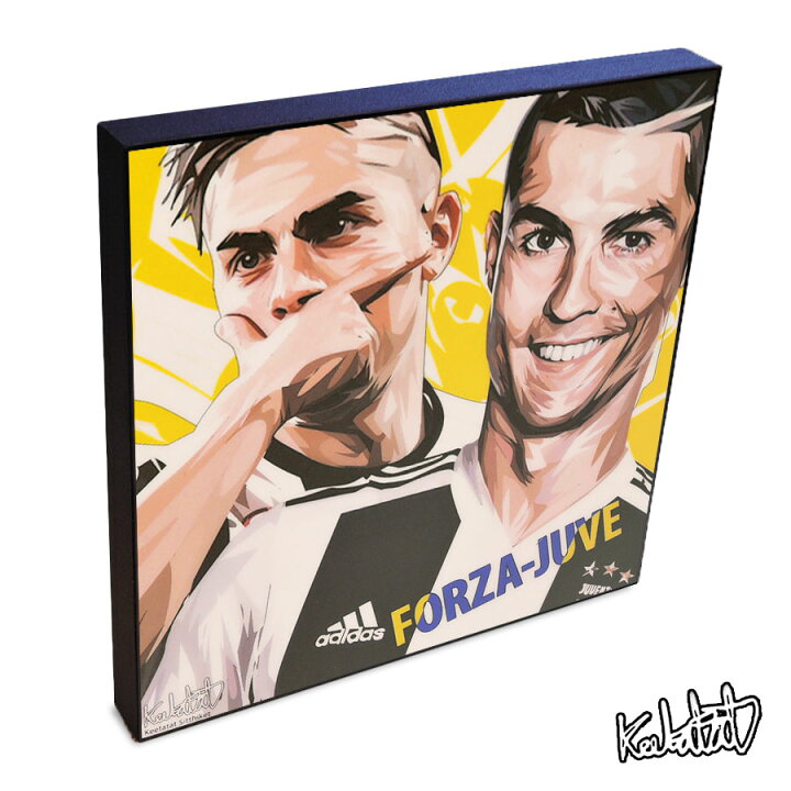 楽天市場 ポップアートフレーム Cristiano Ronaldo Paulo Dybala ｃロナウド ｐディバラ ユベントス Keetatat Sitthiket アートパネル インテリア 雑貨 ポスター 絵 イラスト 壁掛け サッカー選手 フォワード ポルトガル代表 アルゼンチン代表 ユヴェントス