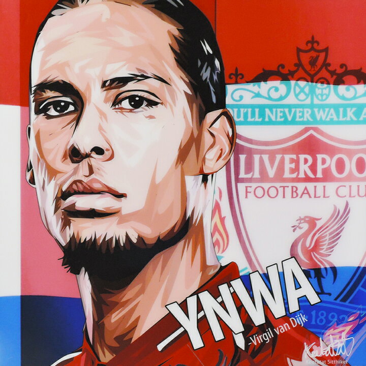 楽天市場 Virgil Van Dijk フィルジル ファン ダイク リバプール Keetatat Sitthiket アートフレーム アートパネル インテリア 雑貨 店舗 内装 玄関 ポップアート ポスター 絵 イラスト 壁掛け サッカー選手 ディフェンダー リヴァプール プレミアリーグ オランダ