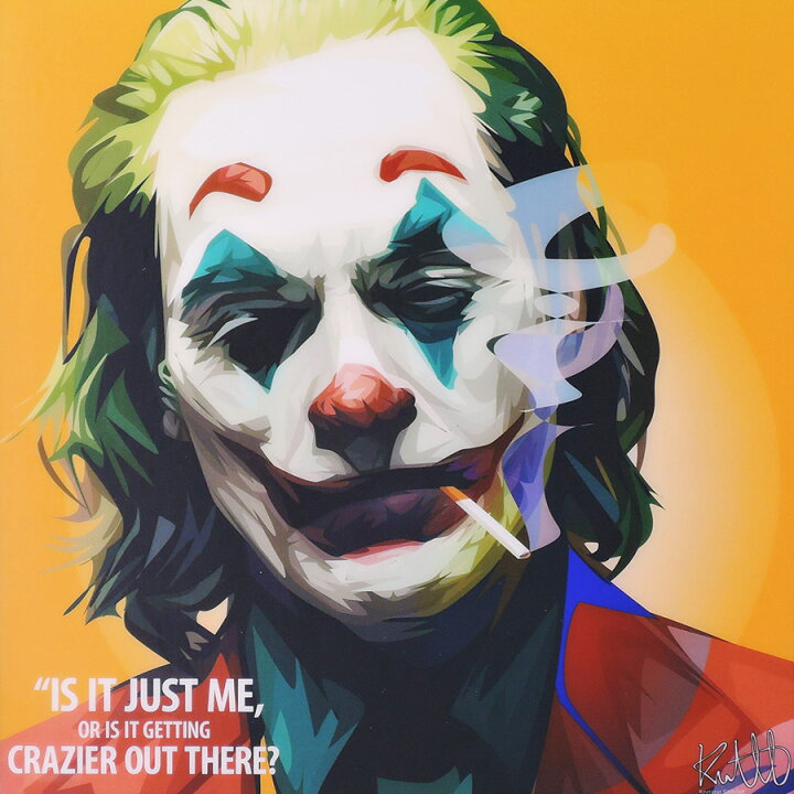 楽天市場】ポップアートフレーム Joker（Joaquin Phoenix）3 