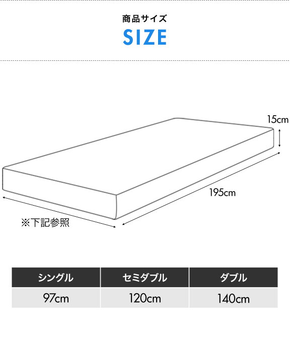 楽天市場】マットレス 低反発＆高反発 両面 二層 マットレス 15cm 極厚 