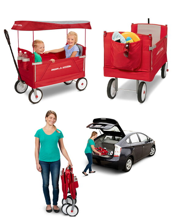 楽天市場】【楽天1位】Radio Flyer ラジオフライヤー キャノピー付き 3 