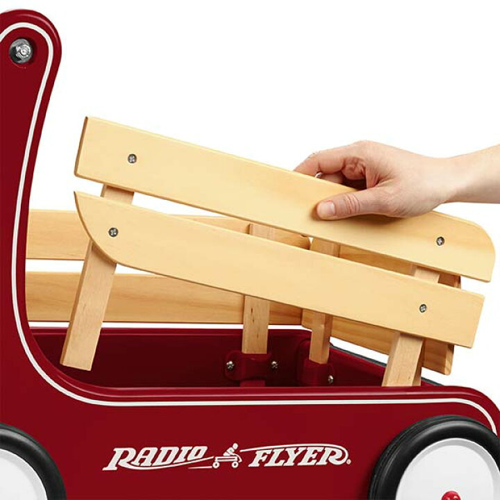 楽天市場 楽天1位 Radio Flyer ラジオフライヤー クラシックウォーカーワゴン 612a ミニ キャリーカート キャリーワゴン キッズワゴン ワゴン ベビーウォーカー 手押し車 台車 室内 外 外遊び おもちゃ 歩行練習 バランス感覚 知育玩具 子供 1年保証 送料無料