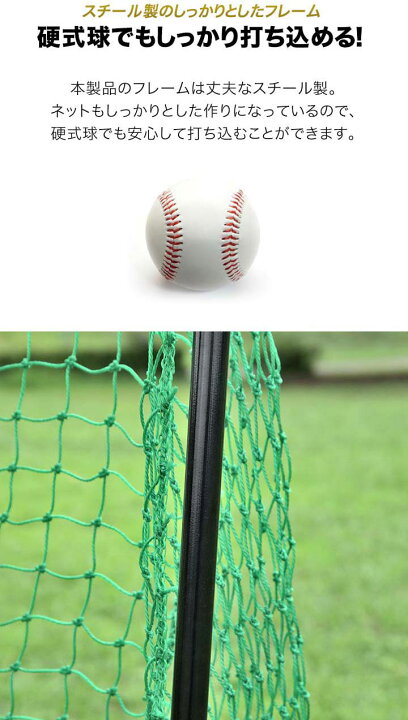 楽天市場】【楽天1位】硬式野球 練習 ネット バッティングネット 大型 