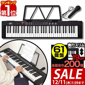 y7,260~SALE6,600~`12/11()01:59܂ŁzyyV1ʁz RiZKiZ dqL[{[h 61 X^Cv IׂX^h`FA/Jo[Zbg dqsAm VZTCU[ AC/dr쓮 ^ y