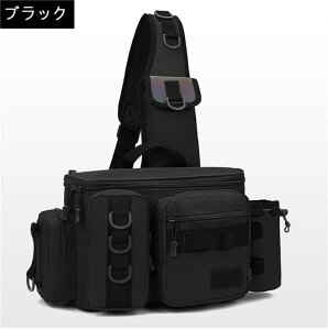 釣り バッグ フィッシングバッグ タックルバッグ ショルダーバッグ ウエストバッグ ランガンバッグ 防水 ショルダー 大容量 フィッシングショルダーバッグ