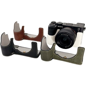 �J�����P�[�X SONY ��7C II �P�[�X SONY ��7CR �J�����ی� �o�b�t�@���[�͗l �d�r�����\ ���i�� �t�F�C�N���U�[ PU���U�[ �O�r�Ή� ���U�[�P�[�X ���v ���� �L�Y�h�~ �J�o�[ �y�� �Ռ��z�� �݊��i