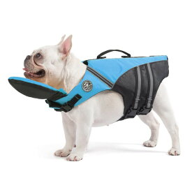 犬用ライフジャケット高浮力ハンドル付きあごサポート設計｜海・川・プール対応｜災害時用防災｜小型犬?超大型犬（XS/2XL）