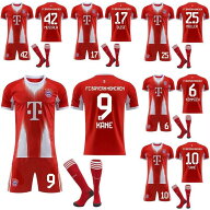 サッカー ユニフォーム 【3点セット】2526 バイエルン?ミュンヘン ホーム 背番号6 キミッヒ＆背番号9 ケ…