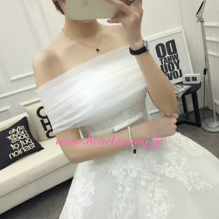 楽天市場】ソフトチュールストール ウェディング ショール 90-120cm 色  