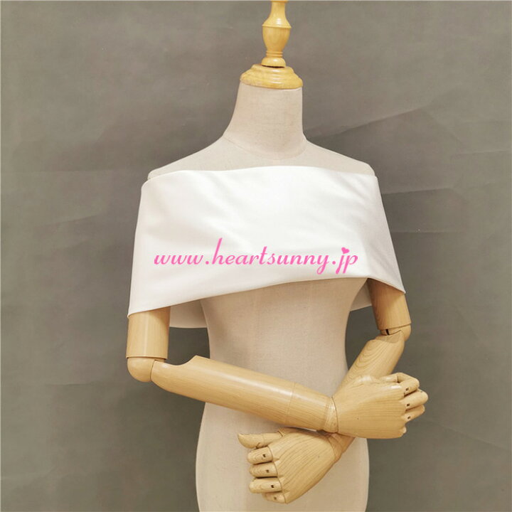 楽天市場】結婚式ボレロ サテンボレロボートネックショール オフ  