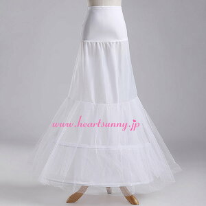 ウェディングドレスパニエ 2リングマーメイドラインパニエ 2段ワイヤー 2層チュール 大人ロングドレスアイテム ボリュームアップ フォーマル パーティー ドレス小物 仮装 コスプレ ハロウ