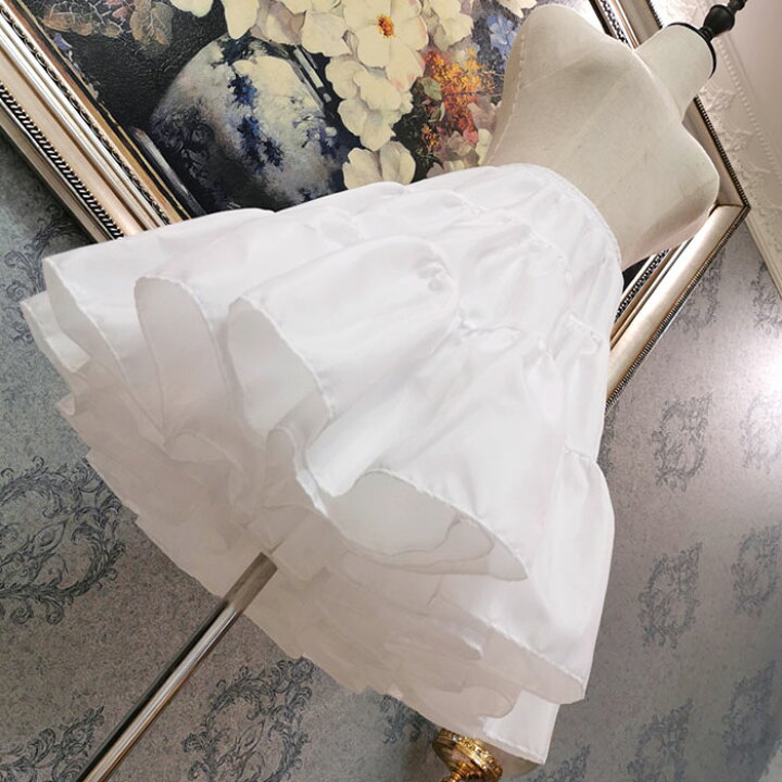 楽天市場 ワイヤーなし ミニ丈ドレスパニエ コスプレ チュチュ ロリータ パンク 仮装 衣装 コスチューム ボリュームアップ スカート かわいい セクシー フォーマル ウェディングドレス パーティー ドレス 結婚式 披露宴 二次会 発表会 ブライダル 花嫁 演奏会 お呼ばれ