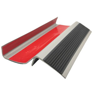 2個セット 2本 滑り止め階段 エッジ段鼻滑り 止め階段、PVC接着剤安全テープ階段ステップ滑り止めストリップ幼稚園 映画館 病院用滑り止めグリップ 学校 屋内 屋外 階段 タイル床 50*25mm 全長