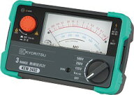 【在庫あり/送料無料】共立電気計器 KEW 3432 アナログ絶縁抵抗計 3レンジ 小型2レンジ メガ 計測器 電気…