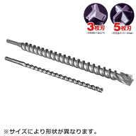 【送料無料】ミヤナガ DLSDS23027 ドリル デルタゴンビット SDSプラス ロングサイズ 有効長200mm 23mm