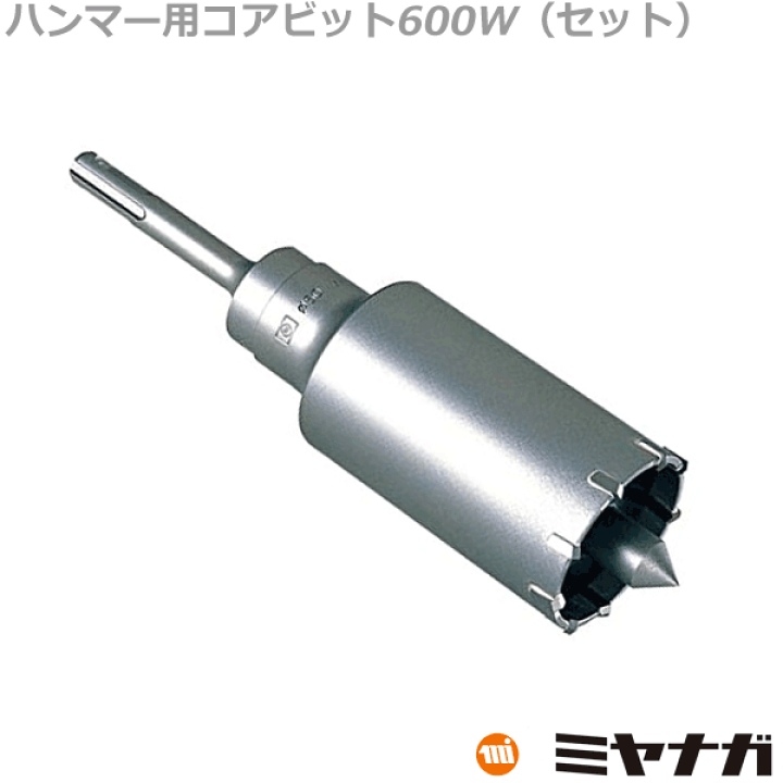 新作人気 楽天市場】【送料無料】ミヤナガ 600W50 ハンマー用コアビット メンテナンス