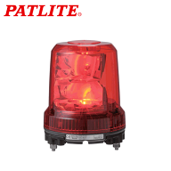 【在庫あり/送料無料】パトライト RLR-M1-R 赤 DC12/24V 大型LED回転灯 耐震 φ162 @