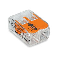 【在庫あり/送料無料】ワゴ WAGO WFR-2 100個入/箱 ワンタッチコネクタ 電線コネクタ @