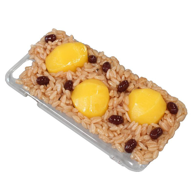 iPhone7 8対応の食品サンプルのスマホケース 代引料無料 日本職人が作る 人気No.1 本体 IP-719 流行 食品サンプル 赤飯 8ケース