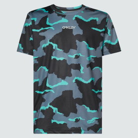 【正規代理店品】オークリー ラッシュガード 半袖　Rash Tee 23.0 （B1b Camo Black/Mint/Gray）FOA405176-9QR 【oakap2023ss【SSセール】】--015