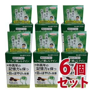 ニップン いちょう葉&ルテイン 330mg×90粒 6個セット(NIPPN)-000008