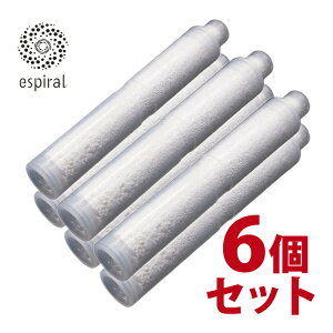 espiral �G�X�p�C���� �V�����[�w�b�h��p �E���f �J�[�g���b�W�@6�Z�b�g