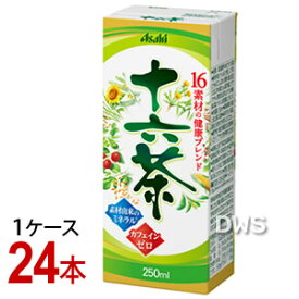 【代引料無料】アサヒ　十六茶　紙パック　250ml　アサヒ飲料　（1ケース／24本）-000008