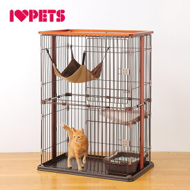 【ボンビアルコン】ウッドワンサークル キャット2段タイプ 【ペット用品】【メーカー直送】【代引不可】【同梱不可】