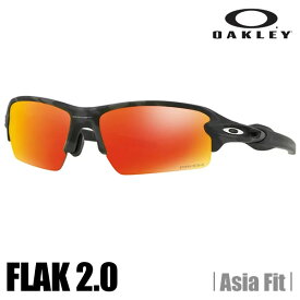 【マスクプレゼント】【正規代理店品】【保証書付】オークリー　サングラス　OAKLEY　オークリー　フラック2.0　（アジアンフィット）　(Asia Fit)　Black Camo★Prizm Ruby　OO9271-2761　(A)OAKLEY FLAK 2.0 【ULS】--015