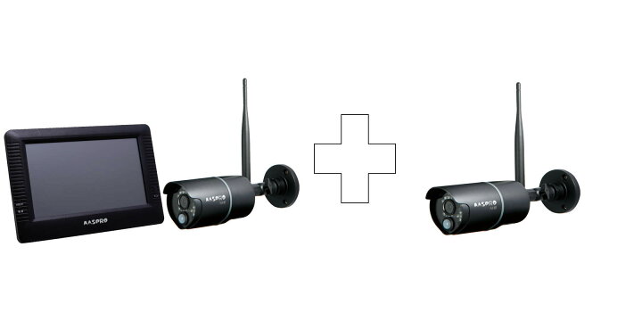 楽天市場】マスプロ 7インチモニター＆ワイヤレス HDカメラセット  