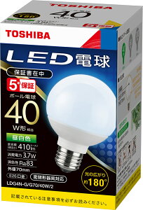 LEDd E26 {[d40W` F ŃCebN LDG4N-G/G70/40W/2 (LDG4NGG7040W2)