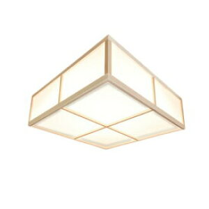 東芝ライテック 和風角形 LEDシーリングライト 12畳 調光・W調色 格子 LEDH8206B01-LC (LEDH8206B01LC) ■