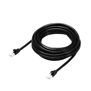 �G���R�� LAN�P�[�u�� CAT6A �ܐ܂�h�~ 5m �u���b�N ECLD-GPATBK50 ��������