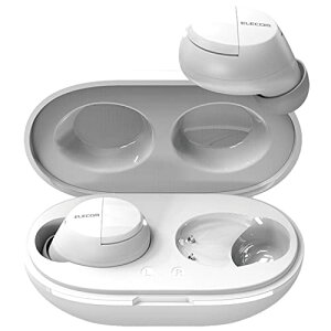 �G���R��(ELECOM) ���C�����X�C���z�� Bluetooth5.0 ���S���C�����X AAC�Ή� �J�i���^ �z���C�g LBT-TWS1 ��������